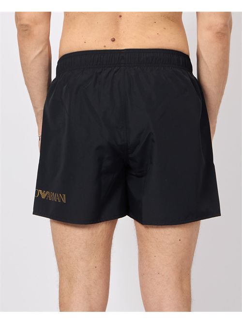 Costume da bagno uomo EA7 con logo a contrasto EMPORIO ARMANI EA7 | 7M000519-AF13049MC004